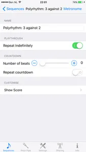 Metron (Pro Metronome) screenshot 2