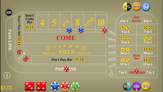 Craps Lite screenshot 1