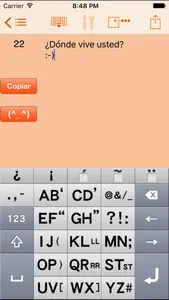 AEI Keyboard Note Spanish screenshot 0