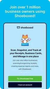 Shoeboxed Receipt Scanner App screenshot 0