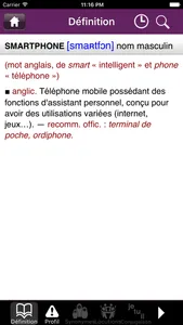 French dictionary DIXEL Mobile screenshot 1