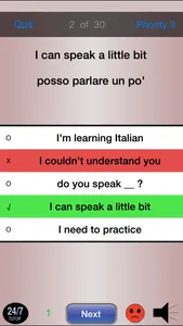 Italian Phrases 24/7 Language Learning screenshot 3