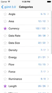 gUnit - Currency & Unit Converter (Conversion) screenshot 3