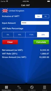 Calc VAT – UK VAT Calculator screenshot 0