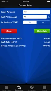 Calc VAT – UK VAT Calculator screenshot 1