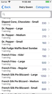 Restaurant Calorie Counter screenshot 2