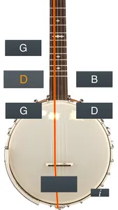 Banjo Tuner Simple screenshot 1