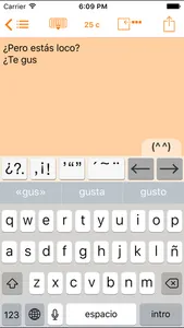 Easy Mailer Spanish Keyboard screenshot 0