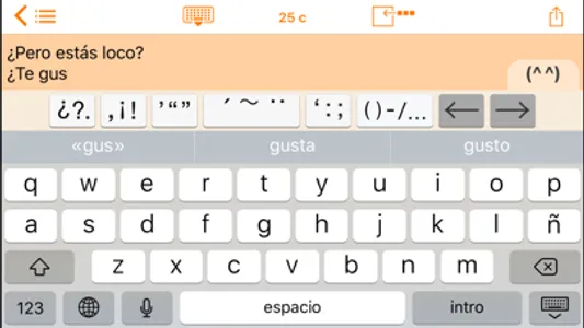 Easy Mailer Spanish Keyboard screenshot 2