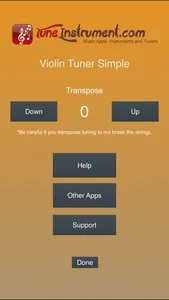 Violin Tuner Simple screenshot 3