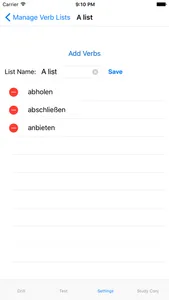 Verben - German Verb Trainer screenshot 2