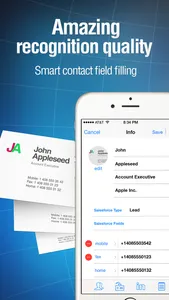Business Card Reader Pro screenshot 0