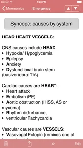 Med Mnemonics screenshot 2