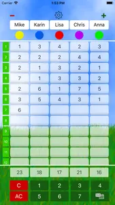 Mini Golf Score Card screenshot 0