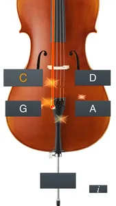 Cello Tuner Simple screenshot 1