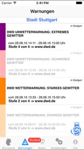 Wetter-Warner screenshot 3