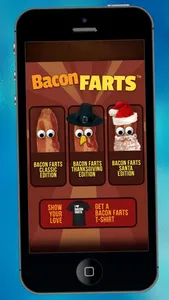 Bacon Farts App - Best Fart Sounds - Santa Edition screenshot 1