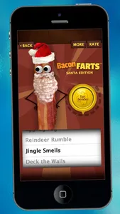 Bacon Farts App - Best Fart Sounds - Santa Edition screenshot 2