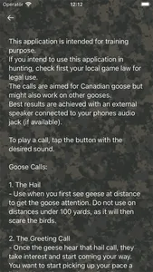 Goose Hunting Calls screenshot 0