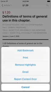New York Code of Criminal Procedure (LawStack Ser) screenshot 2