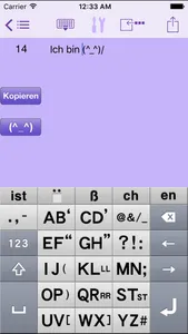 AEI Keyboard Note German screenshot 2