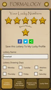 Formalogy Lucky Numbers & Days screenshot 2