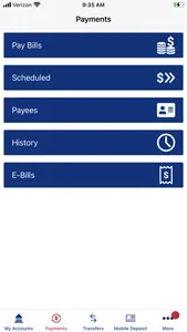 Vectra Mobile Banking screenshot 1