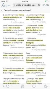 Dictionary Linguee screenshot 3