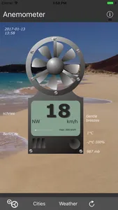 Anemometer screenshot 0