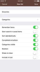 Checklists screenshot 2