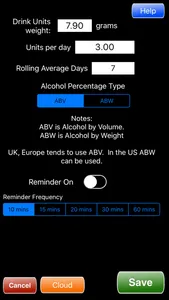 Alcohol Units Calculator screenshot 4