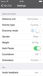 iGo personal coach screenshot 1