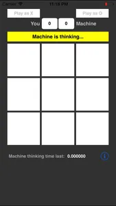 AI x0 (Tic-tac-toe) UNBEATABLE screenshot 1