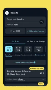 SNCF Connect: Trains & trips screenshot 2