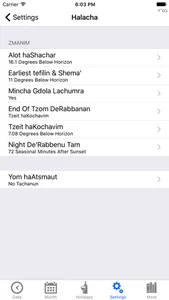 Jewish Calendar - CalJ screenshot 4