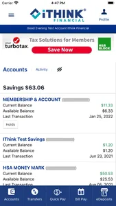 iTHINK Financial Mobile App screenshot 1