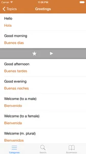 Spanish Phrasebook: Conversational Spanish screenshot 2
