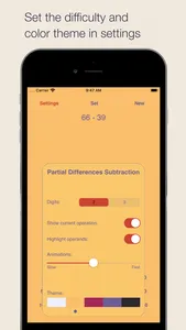 Partial Difference Subtraction screenshot 1