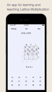 Lattice Multiplication screenshot 0