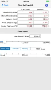 HVAC Pipe Sizer Plus screenshot 1