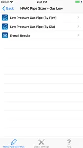 HVAC Pipe Sizer Plus screenshot 2