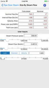 HVAC Pipe Sizer Plus screenshot 5