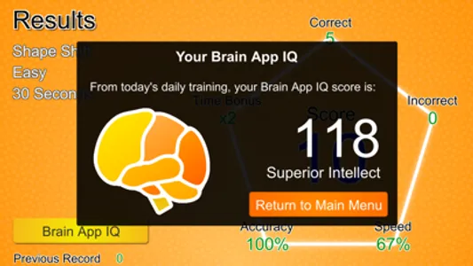 Brain App screenshot 2