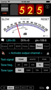 SPLnFFT Noise Meter screenshot 4