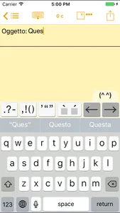 Easy Mailer Italian Keyboard screenshot 0