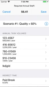 Staffing Model screenshot 1