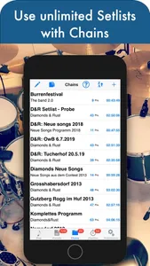 DrumSetlist Manager Lite screenshot 0