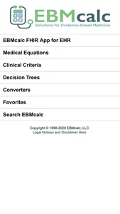 EBMcalc Pulmonary screenshot 0