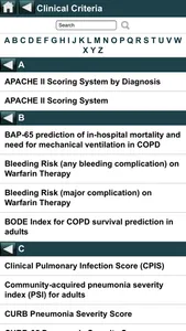 EBMcalc Pulmonary screenshot 3