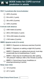 EBMcalc Pulmonary screenshot 4